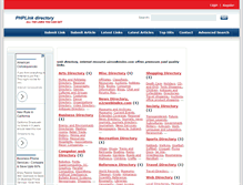 Tablet Screenshot of a2zwebindex.com